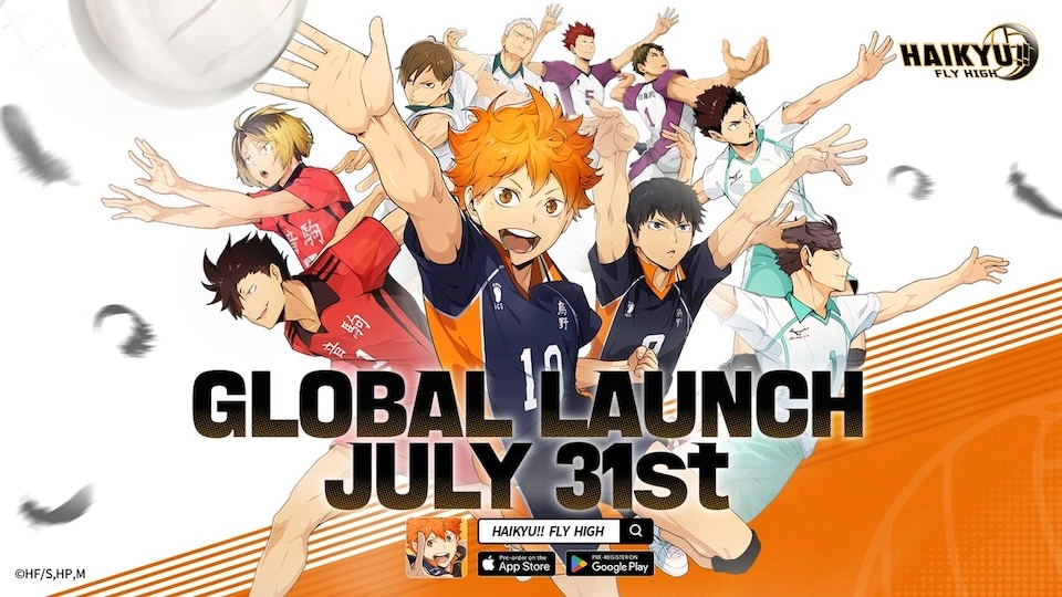 Мобільна гра HAIKYU!! FLY HIGH виходить 31 липня 2025 рок